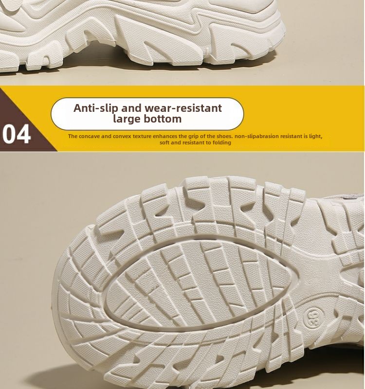 Chaussures de papa pour femmes, nouvelles chaussures à plateforme, chaussures de sport décontractées, chaussures d'étudiant polyvalentes, chaussures à semelles souples, chaussures de voyage antidérapantes_voghion.com