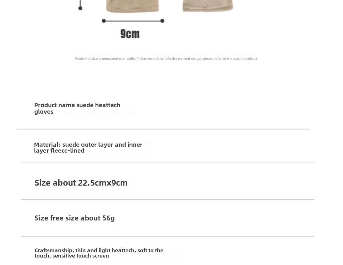 Suede gloves women's winter riding driving windproof warm gloves touch screen retro Xiaoxiangfeng leather gloves_voghion.com