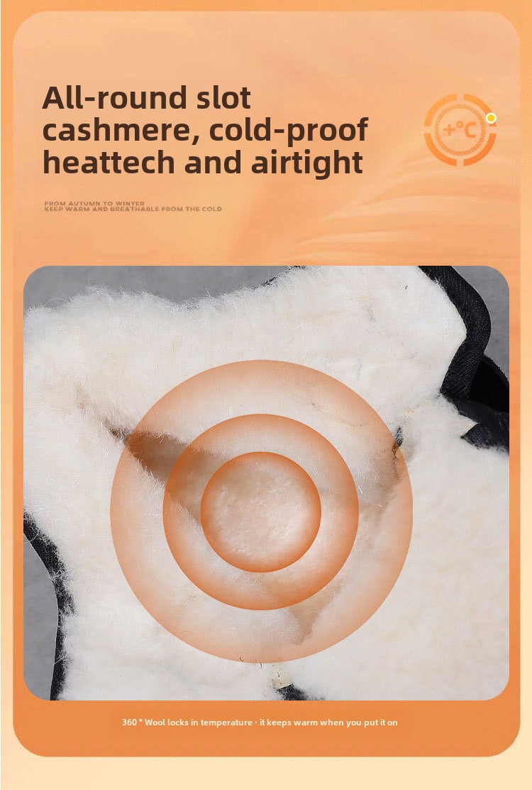 Wanter nei Hären Kottengschuhe Kaschmir Schnéistiefelen verdickt Härenschuhe Wanderschuhe Liederuewerfläch waasserdicht an rutschfest Pappschuhe_voghion.com