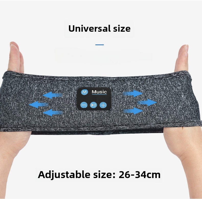 Écouteurs sans fil Bluetooth yashoo - Bandeau de sport, 6 à 8 heures d'autonomie, chargement USB, lavable, batterie 300 mAh_voghion.com