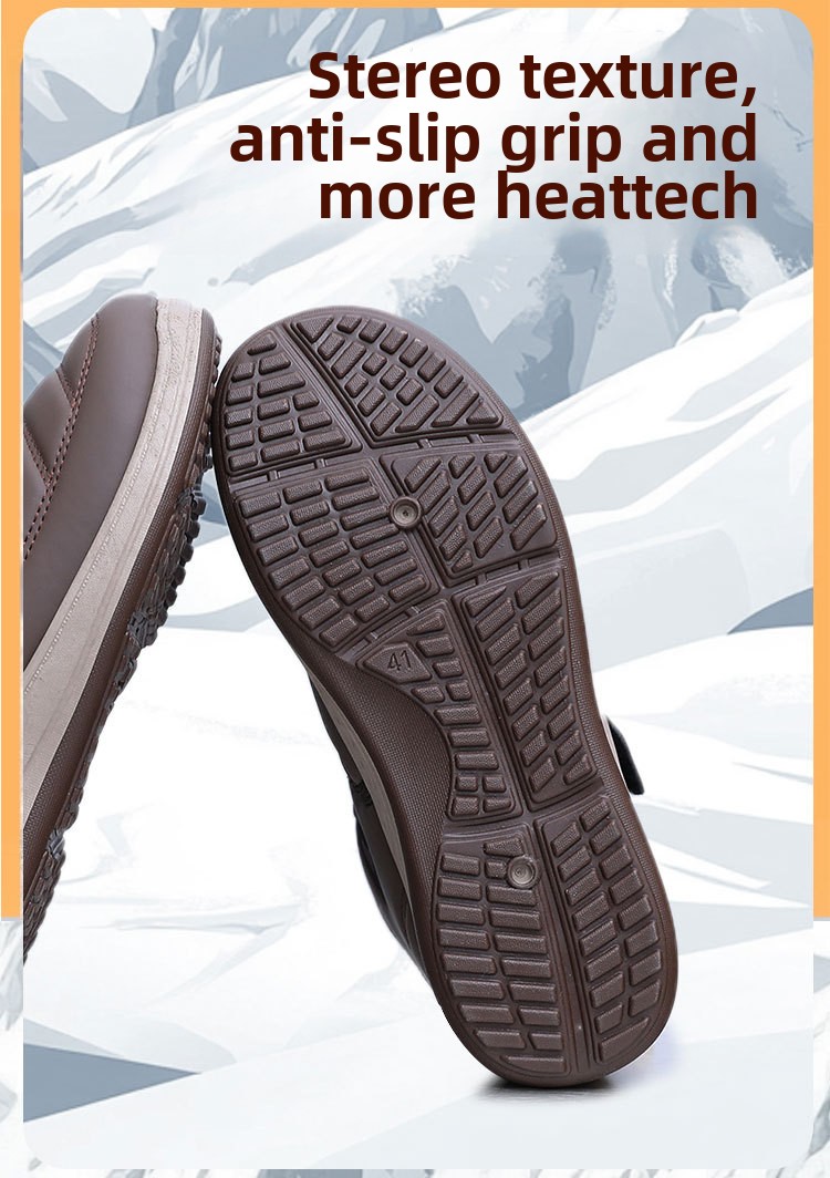 Wanter nei Hären Kottengschuhe Kaschmir Schnéistiefelen verdickt Härenschuhe Wanderschuhe Liederuewerfläch waasserdicht an rutschfest Pappschuhe_voghion.com