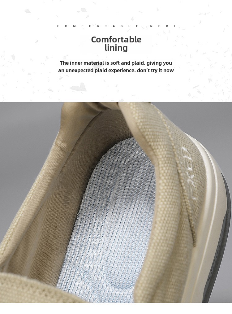 Men's shoes breathable old Beijing cloth shoes casual men's canvas shoes lazy one pedal soft-soled work shoes_voghion.com