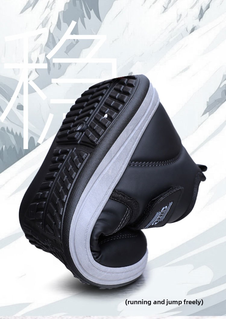 Wanter nei Hären Kottengschuhe Kaschmir Schnéistiefelen verdickt Härenschuhe Wanderschuhe Liederuewerfläch waasserdicht an rutschfest Pappschuhe_voghion.com