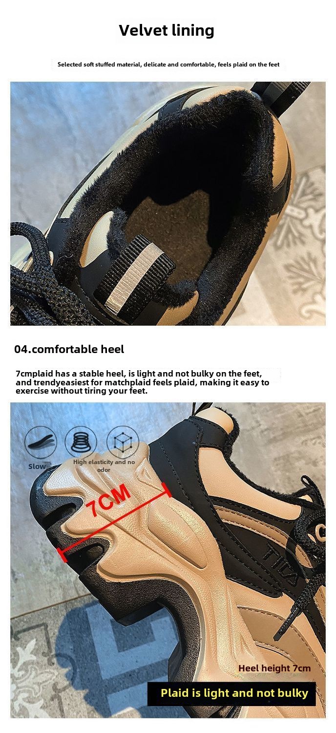 Tēta apavi sievietēm, mazas pēdas, jaunas, slinkas platformas kurpes, mafina apavi, ikdienas sporta apavi_voghion.com