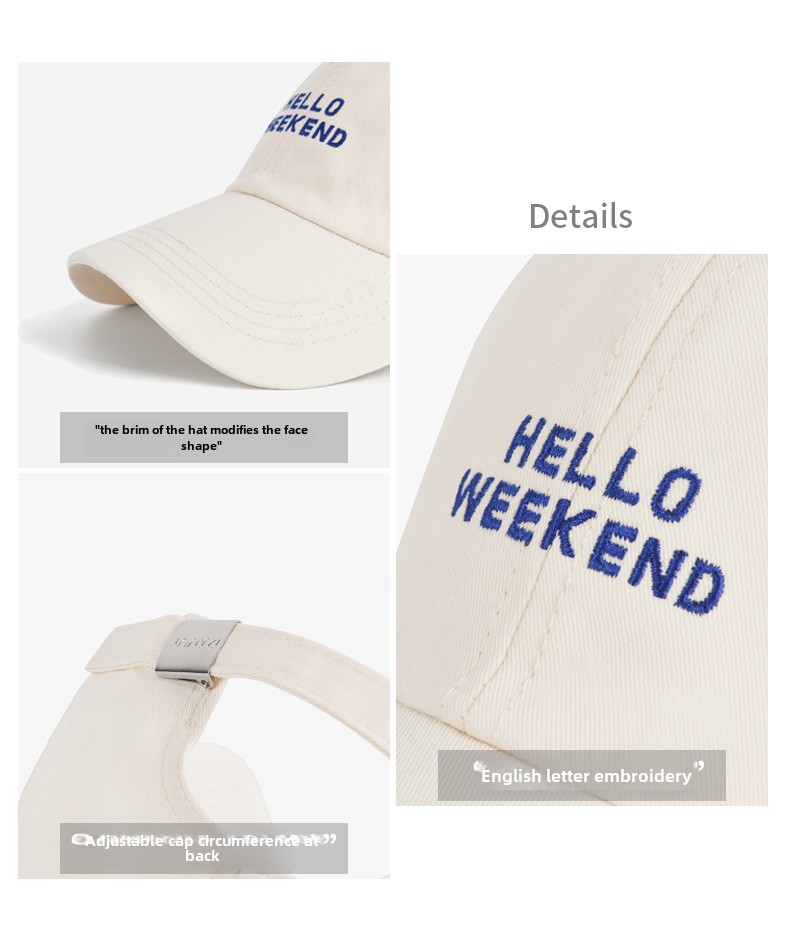 Casquette à visière pour femme, nouvelle casquette polyvalente, petite casquette de baseball tendance, printemps et automne_voghion.com