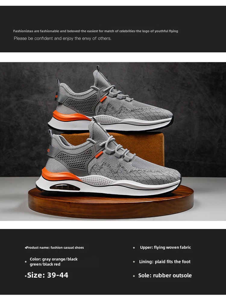 Teen casual sneakers breathable comfortable running shoes fashion sneakers_voghion.com