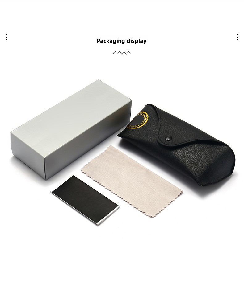 Occhiali da sole in vetro di nuova concezione, tendenza moda, occhiali da sole per il tempo libero e le vacanze (con custodia per occhiali) 3016_voghion.com