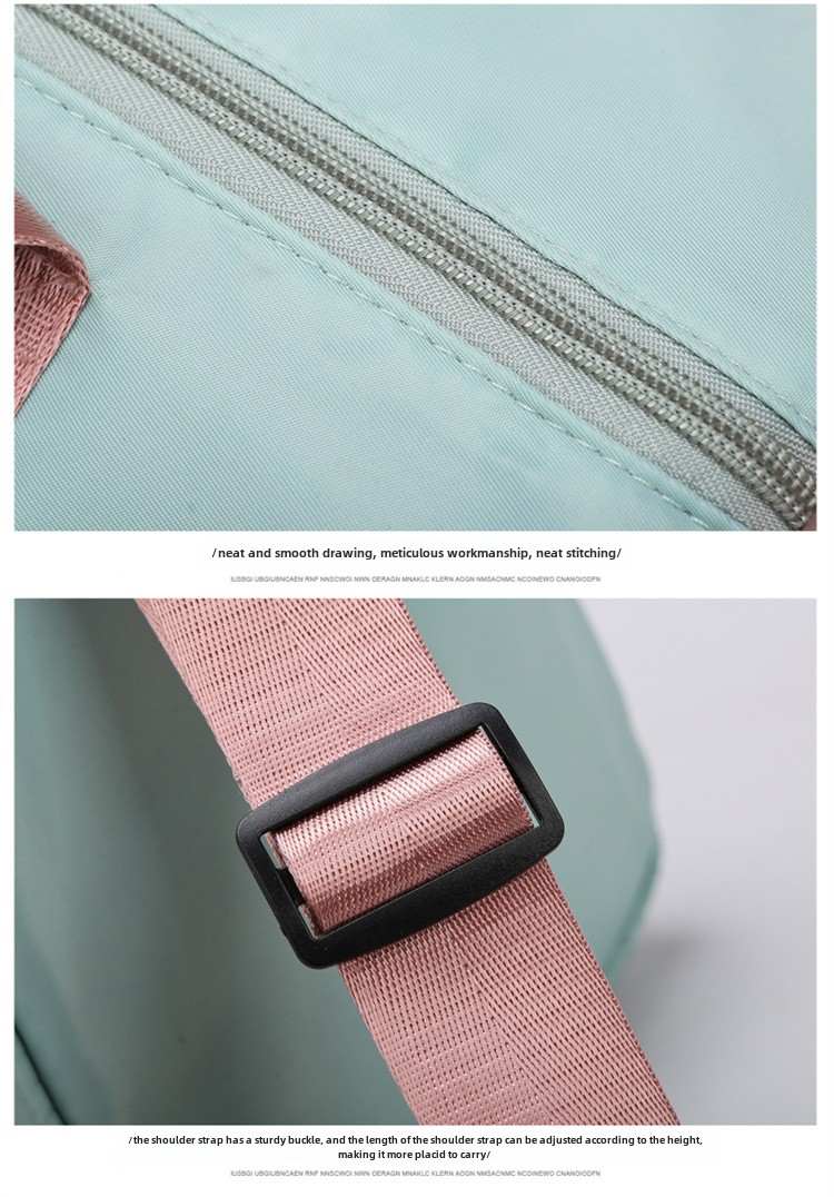 Travel bag Premium sense women's large-capacity sports bag Fitness bag Luggage bag Water-proof shoulder bag_voghion.com