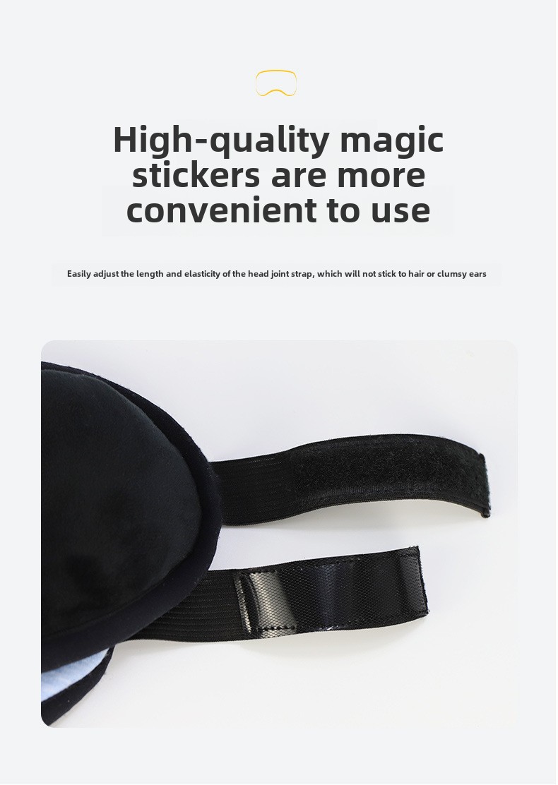yashoo Bluetooth Wireless  Earphones- 360° Light Blocking Eye Mask , Call Answering, Music Listening, 200mAh Battery, Soft and Washable Material_voghion.com