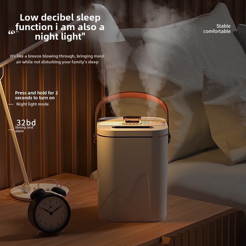 Noul umidificator de lumină de noapte cu bar dublu de oxigen de 1,8 l pentru interior, pentru volum de ceață de uz casnic_voghion.com