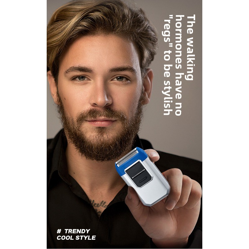 Nuovo rasoio elettrico alternativo, rasoio ricaricabile, basette a scomparsa, taglio di capelli due in uno._voghion.com