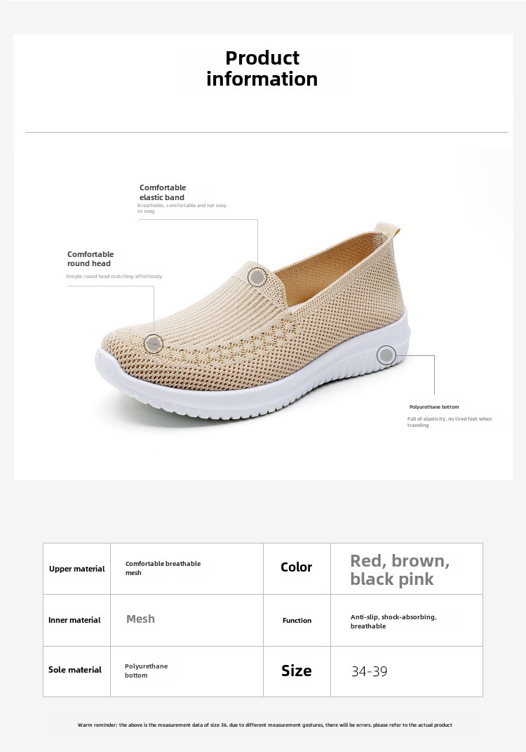 Staré pekingské látkové boty, dámské lehké, prodyšné a protiskluzové boty středního věku s plochou podrážkou, ležérní sportovní boty, dámské boty_voghion.com