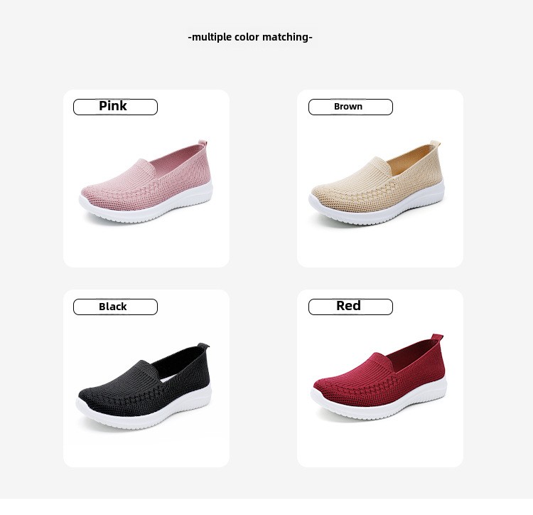 Staré pekingské látkové boty, dámské lehké, prodyšné a protiskluzové boty středního věku s plochou podrážkou, ležérní sportovní boty, dámské boty_voghion.com