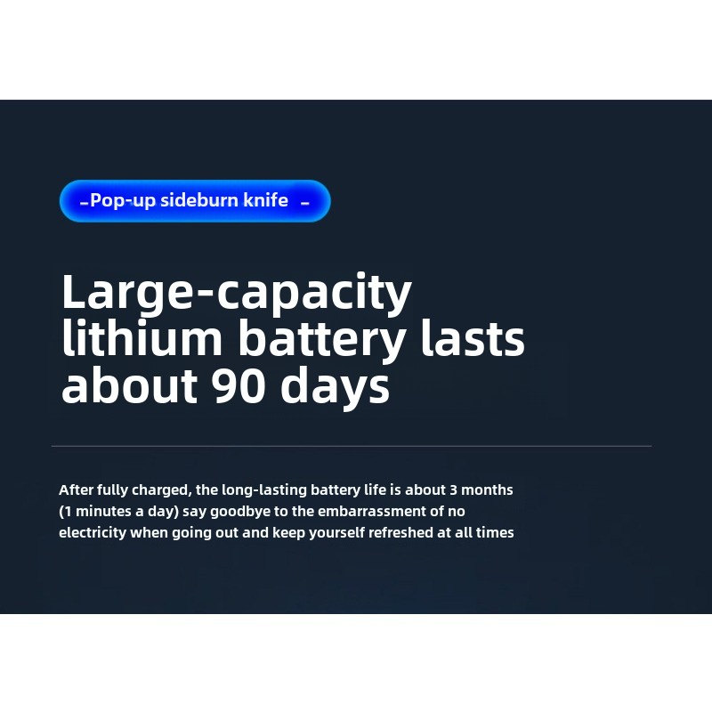 Nuovo rasoio elettrico alternativo, rasoio ricaricabile, basette a scomparsa, taglio di capelli due in uno._voghion.com