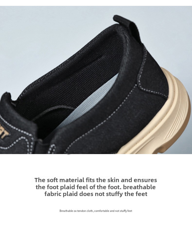 Shoes Men's New Single Shoes British Style Doudou Shoes Dad Shoes One Pedal Casual Sports Shoes_voghion.com