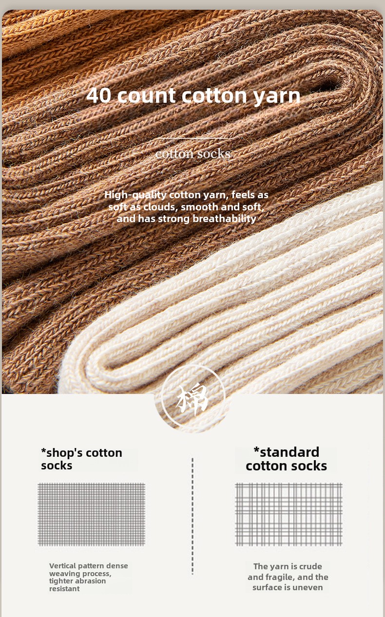 Calzini calzini da donna a tubo medio autunno e inverno calzini di cotone calzini in puro cotone calzini da donna casual deodoranti antibatterici anti-sudore_voghion.com