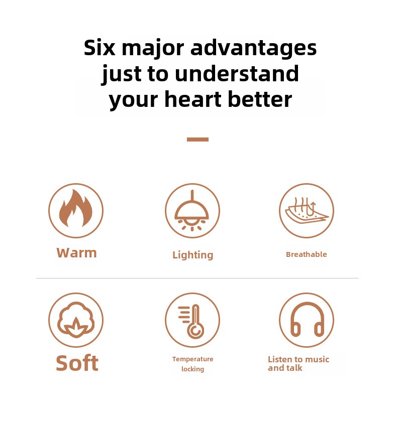 Bluetooth Winter Warm Hat - LED Nighttime Illumination, Bluetooth headphones , Call Answering, Music Playback, Washable, Rechargeable_voghion.com