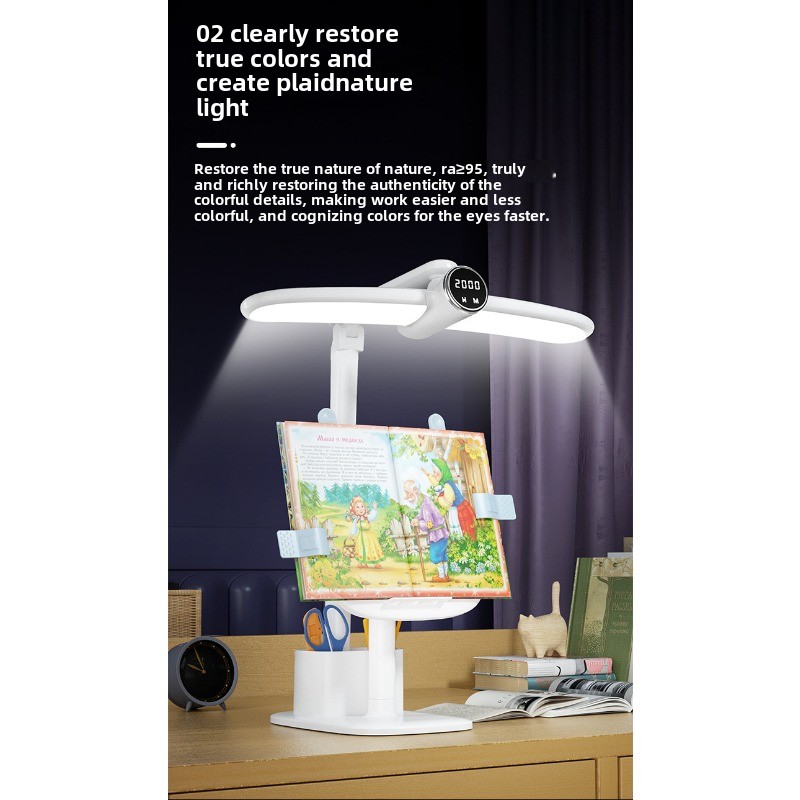 Student dormitory study special desk lamp charging plug-in dual-purpose eye protection lamp household children's desktop soft light reading lamp_voghion.com