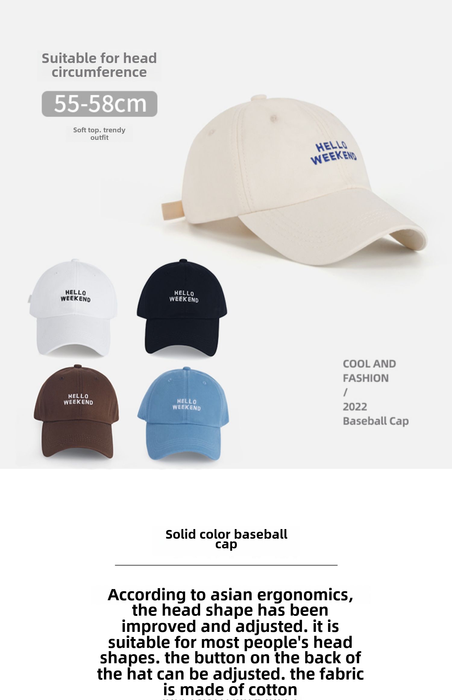 Casquette à visière pour femme, nouvelle casquette polyvalente, petite casquette de baseball tendance, printemps et automne_voghion.com